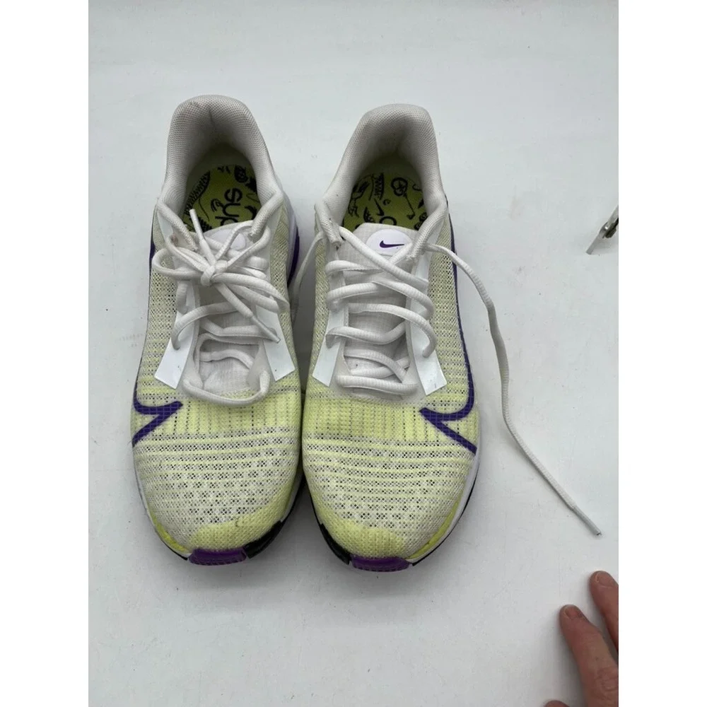Nike Womens ZoomX Superrep Surge CK9406-157 White Purple Yellow Running Size 9.5